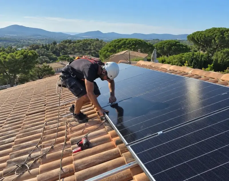 Installateur panneaux solaires Causses-et-Veyran — pose photovoltaïque sur toiture