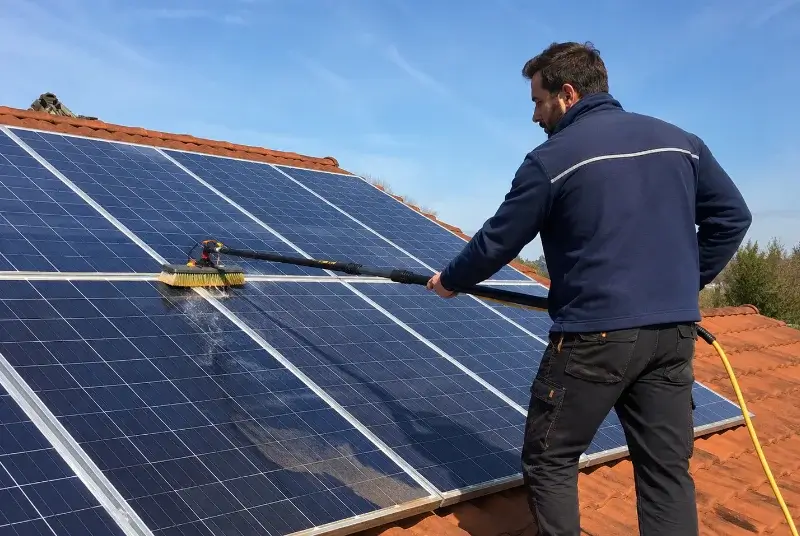 Nettoyage et entretien de panneaux solaires à Causses-et-Veyran